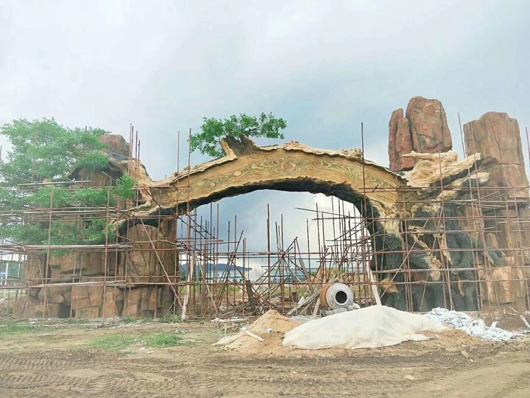 郎溪徐州豐縣仿真樹大門