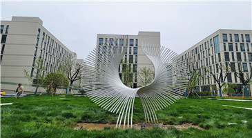 杭州不銹鋼雕塑-飛翔雕塑